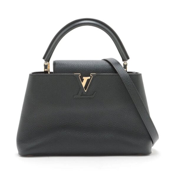 Louis Vuitton Taurillon Capucines PM Black - Picture 1 of 14